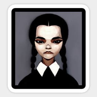 Wednesday Addams Sticker